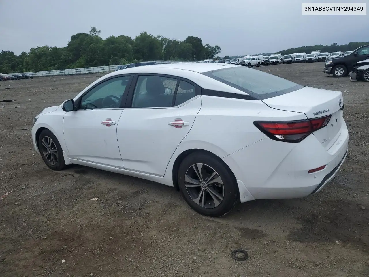 2022 Nissan Sentra Sv VIN: 3N1AB8CV1NY294349 Lot: 62374805