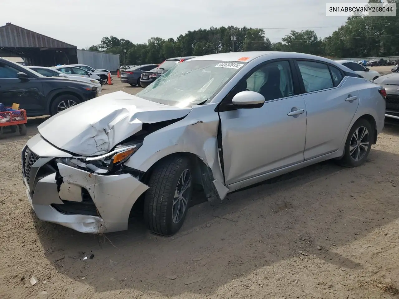 2022 Nissan Sentra Sv VIN: 3N1AB8CV3NY268044 Lot: 62610015