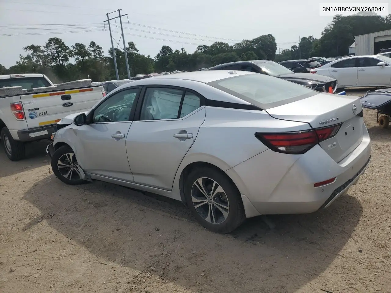 2022 Nissan Sentra Sv VIN: 3N1AB8CV3NY268044 Lot: 62610015