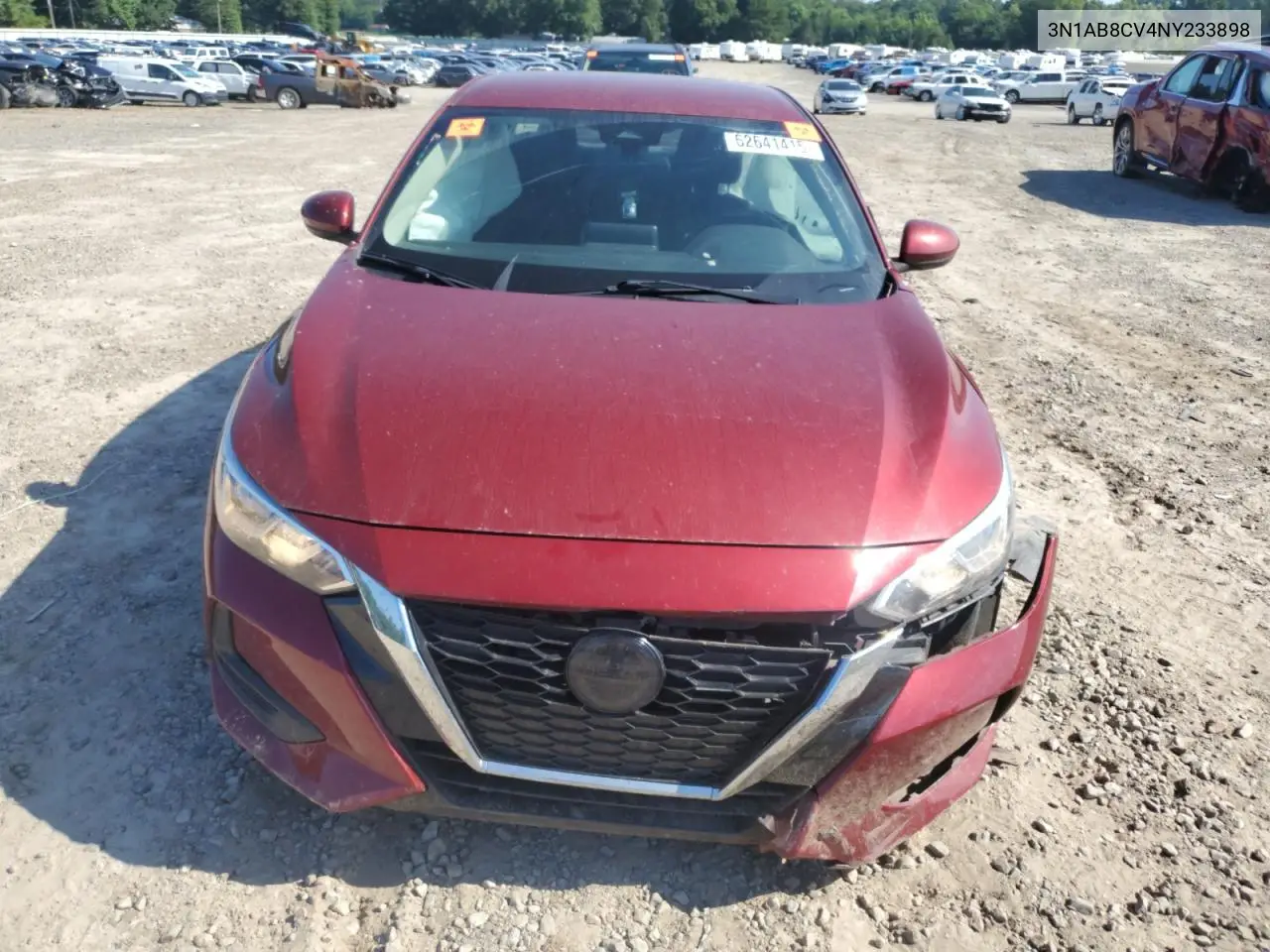 2022 Nissan Sentra Sv VIN: 3N1AB8CV4NY233898 Lot: 62641415