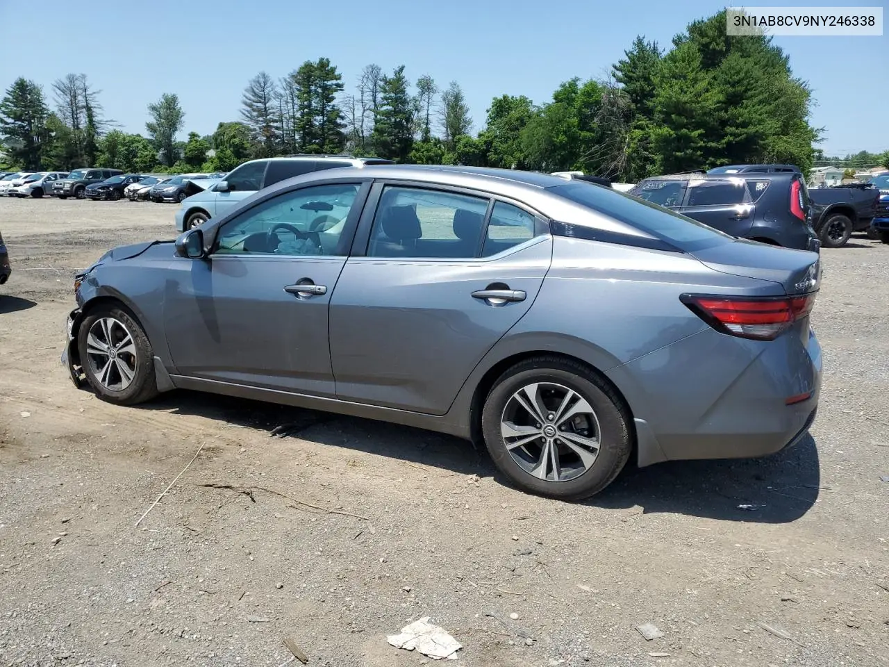 2022 Nissan Sentra Sv VIN: 3N1AB8CV9NY246338 Lot: 62665885