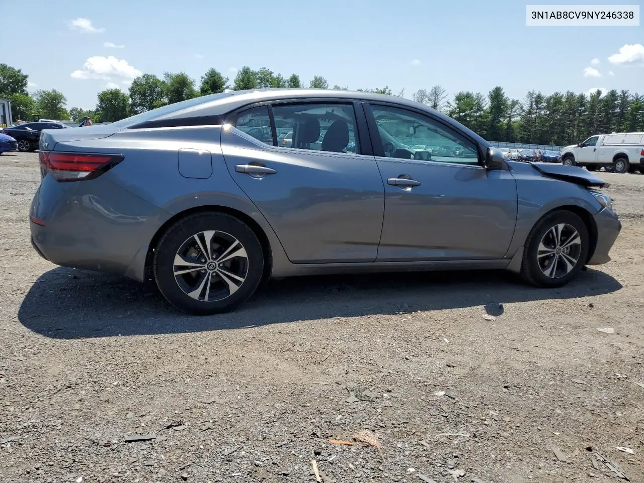 2022 Nissan Sentra Sv VIN: 3N1AB8CV9NY246338 Lot: 62665885