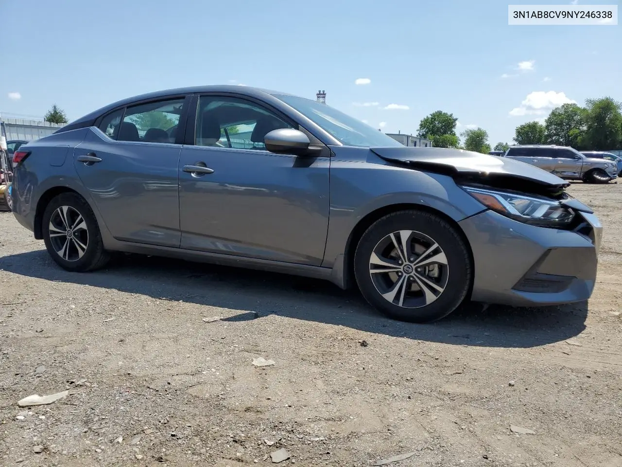 2022 Nissan Sentra Sv VIN: 3N1AB8CV9NY246338 Lot: 62665885
