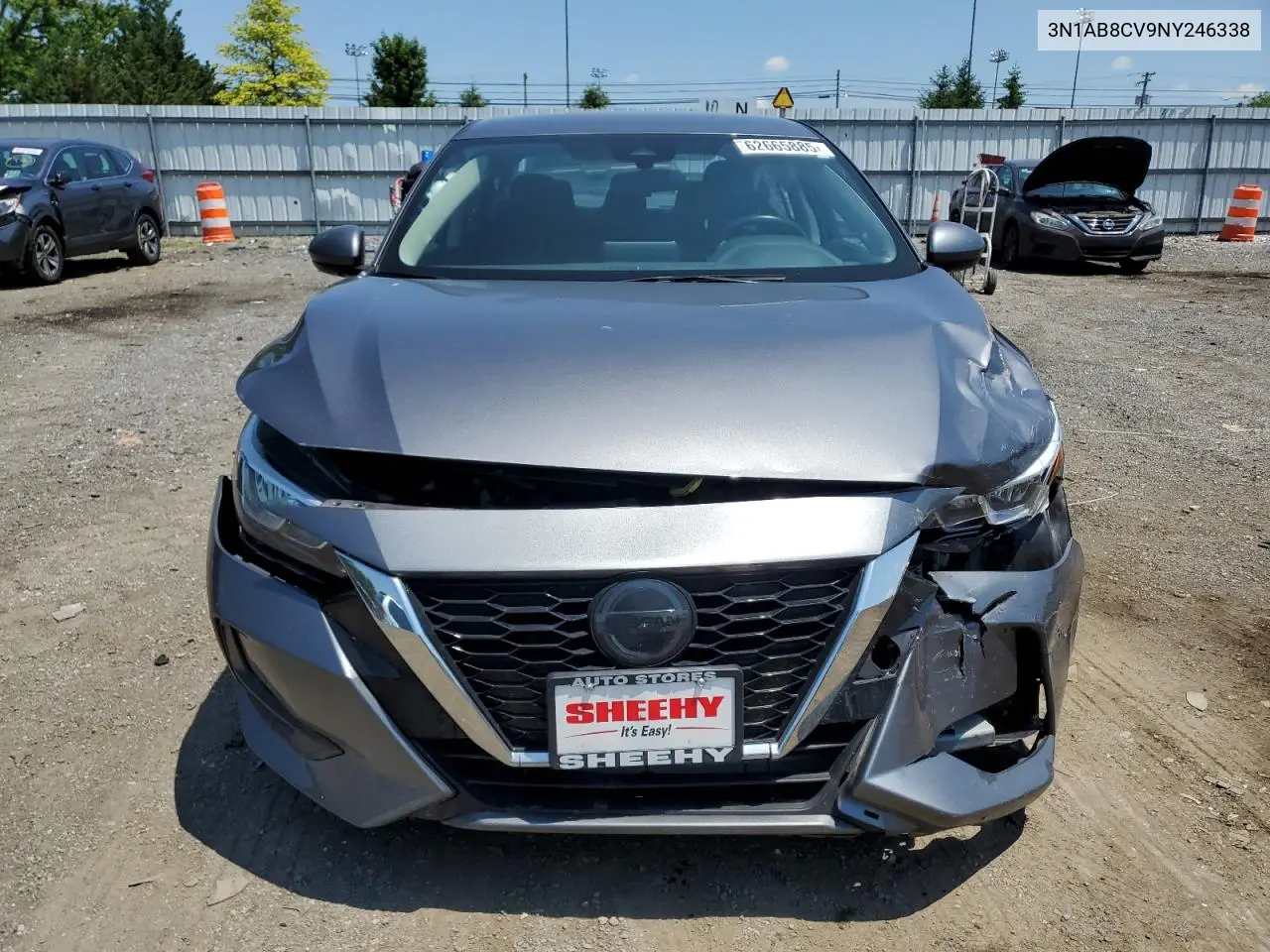2022 Nissan Sentra Sv VIN: 3N1AB8CV9NY246338 Lot: 62665885