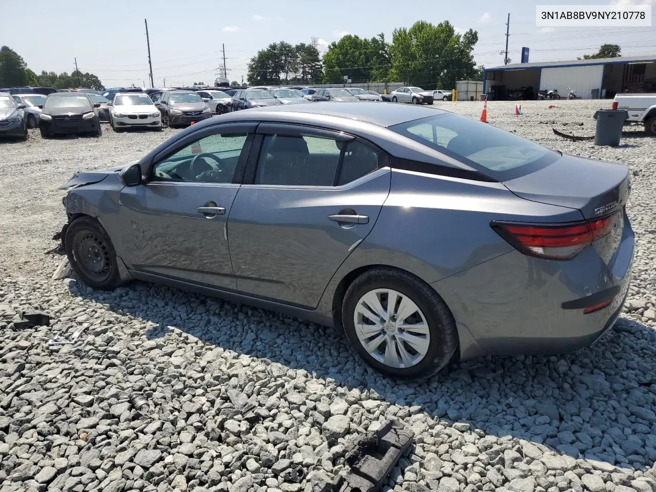 2022 Nissan Sentra S VIN: 3N1AB8BV9NY210778 Lot: 62734435