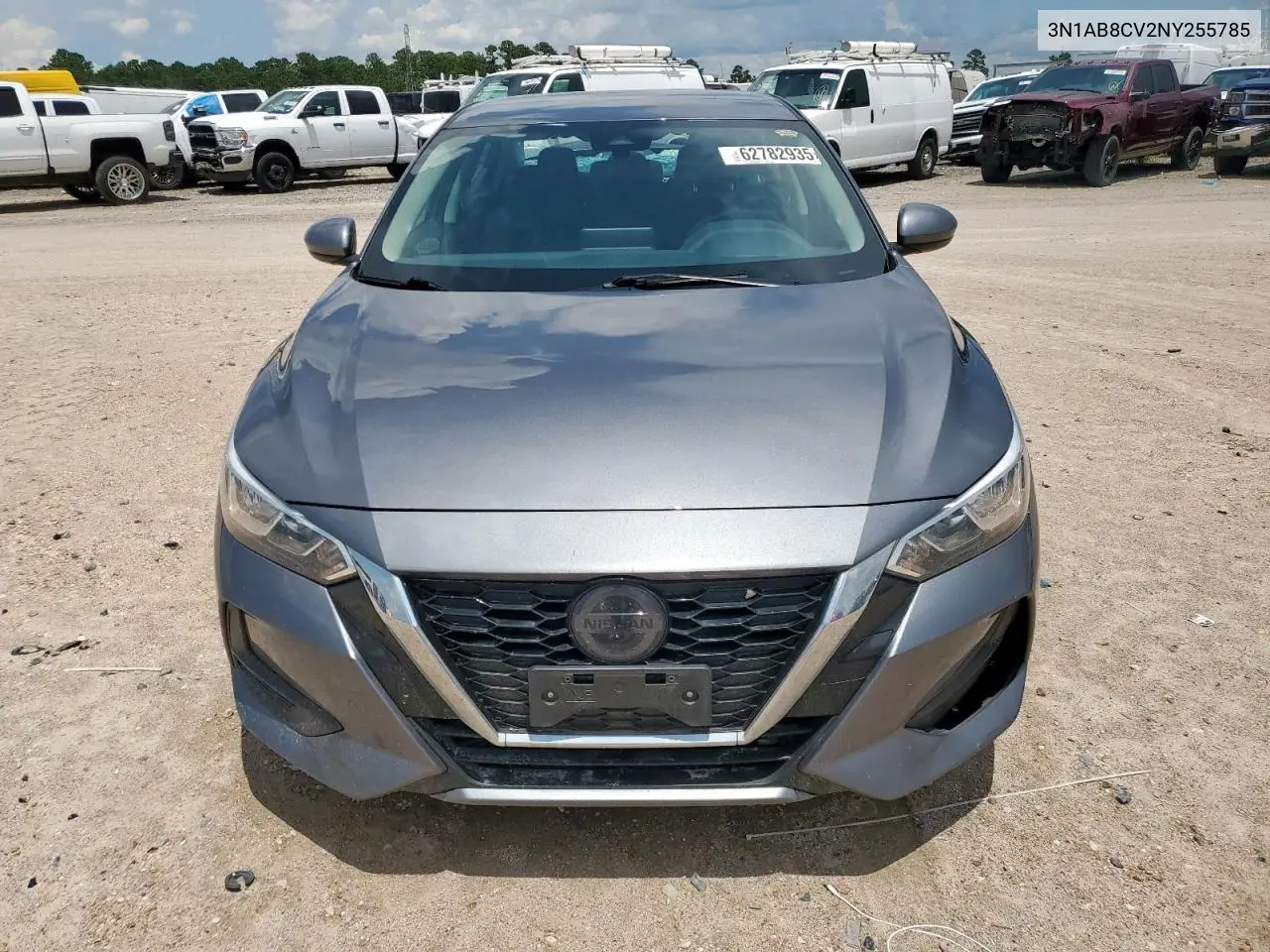 2022 Nissan Sentra Sv VIN: 3N1AB8CV2NY255785 Lot: 62782935
