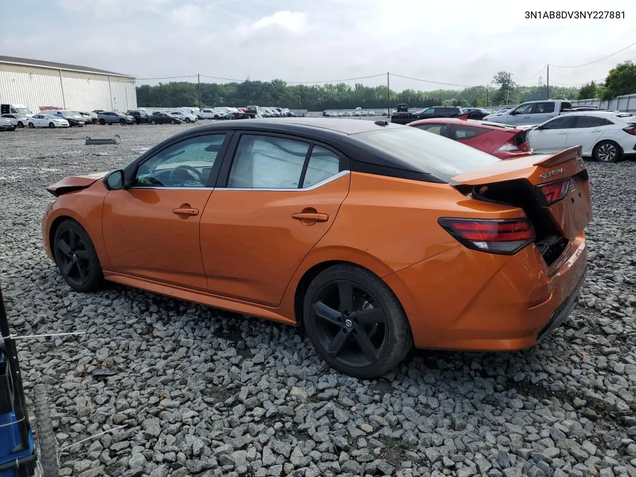 2022 Nissan Sentra Sr VIN: 3N1AB8DV3NY227881 Lot: 62812395