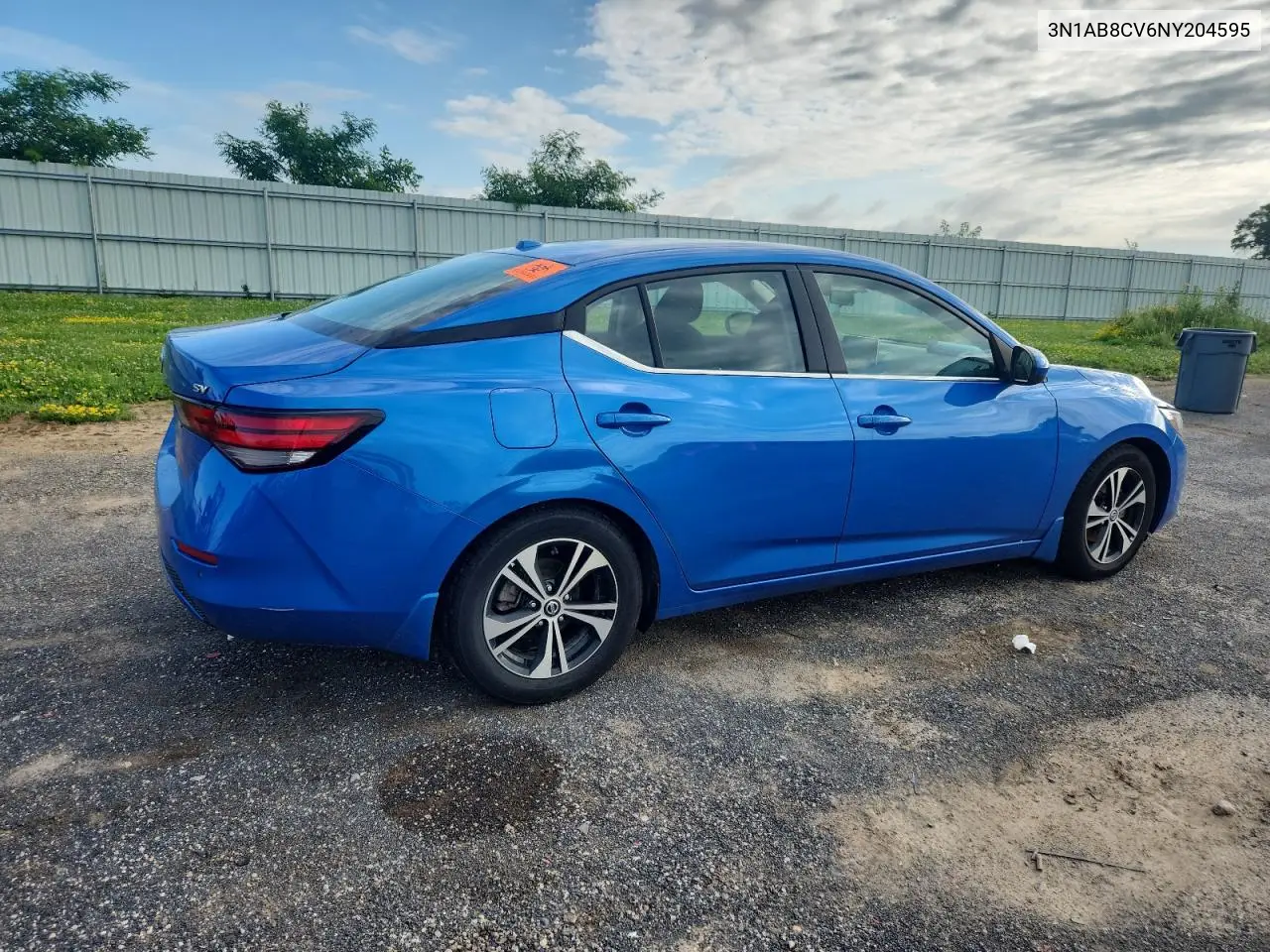 2022 Nissan Sentra Sv VIN: 3N1AB8CV6NY204595 Lot: 62824885