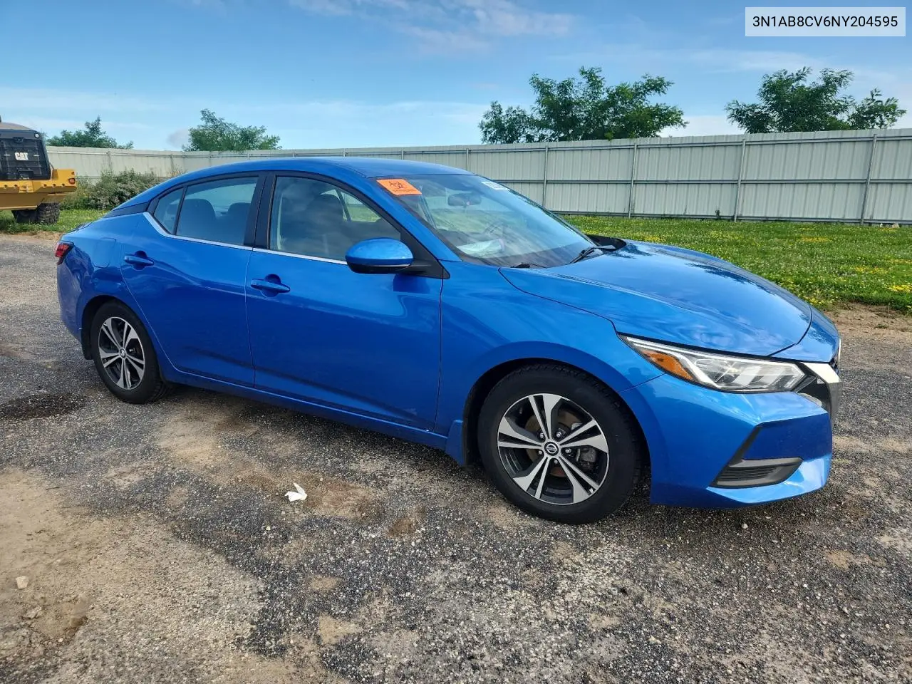 2022 Nissan Sentra Sv VIN: 3N1AB8CV6NY204595 Lot: 62824885