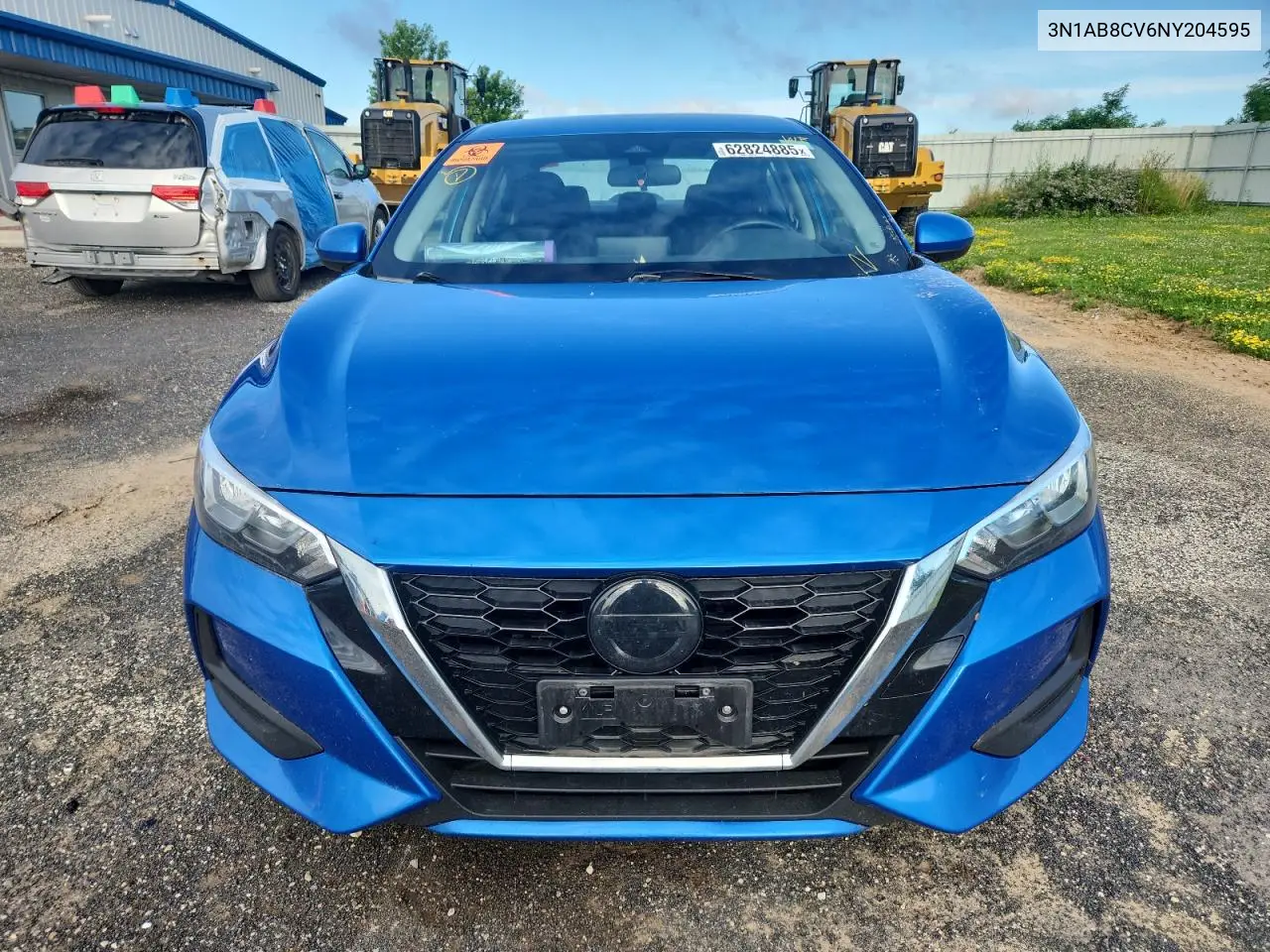 2022 Nissan Sentra Sv VIN: 3N1AB8CV6NY204595 Lot: 62824885