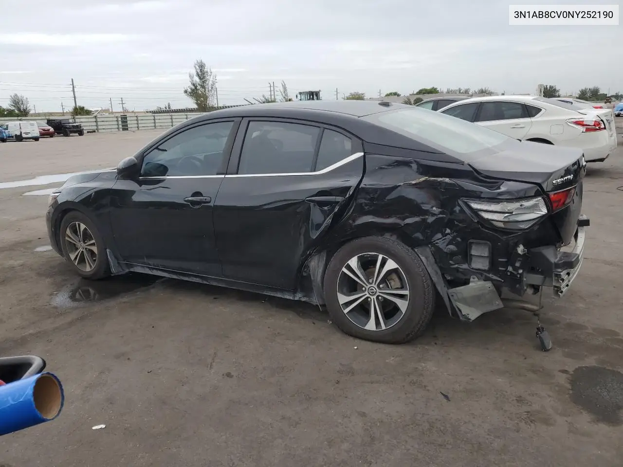 2022 Nissan Sentra Sv VIN: 3N1AB8CV0NY252190 Lot: 63247065