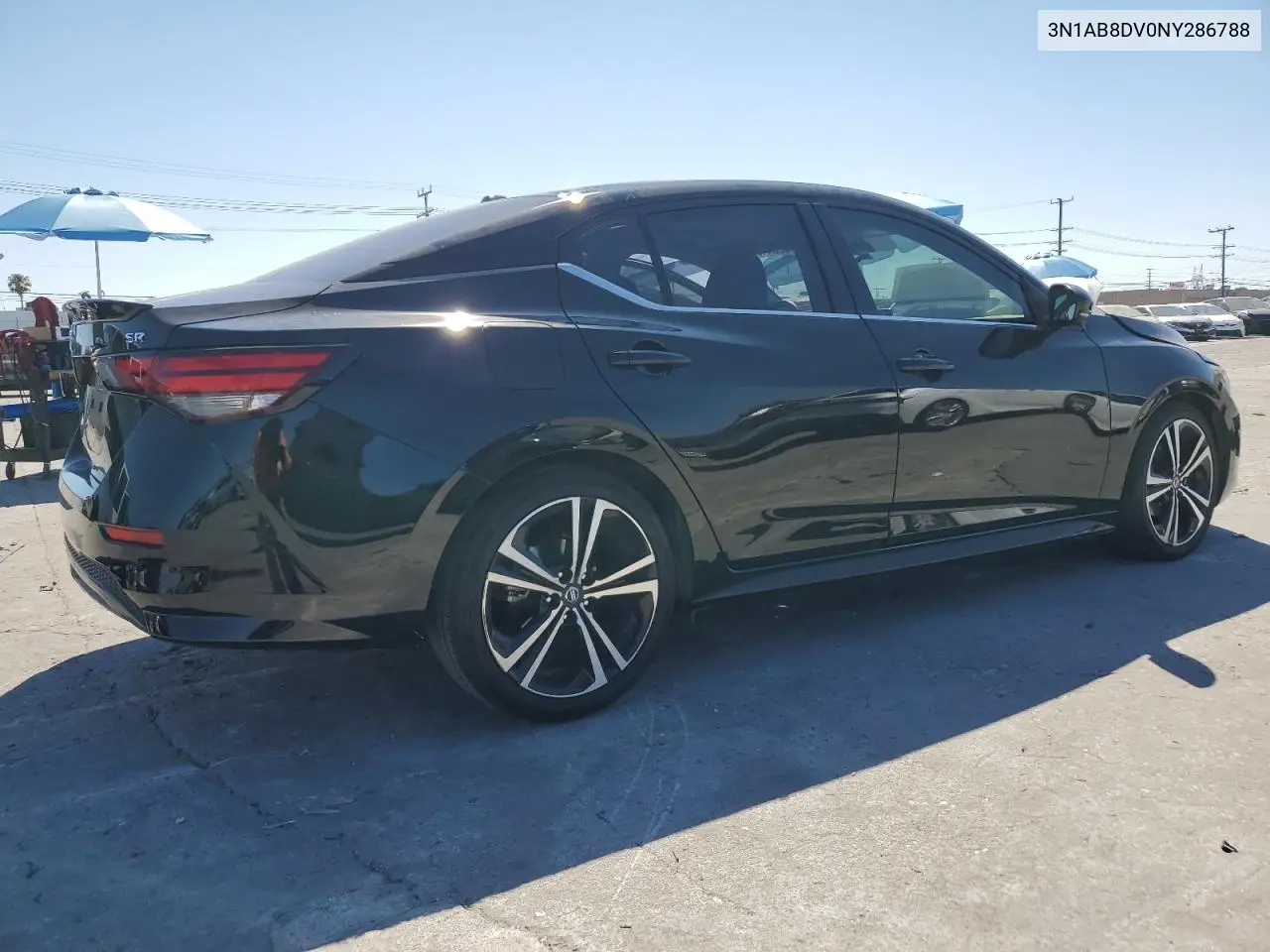 2022 Nissan Sentra Sr VIN: 3N1AB8DV0NY286788 Lot: 63344685