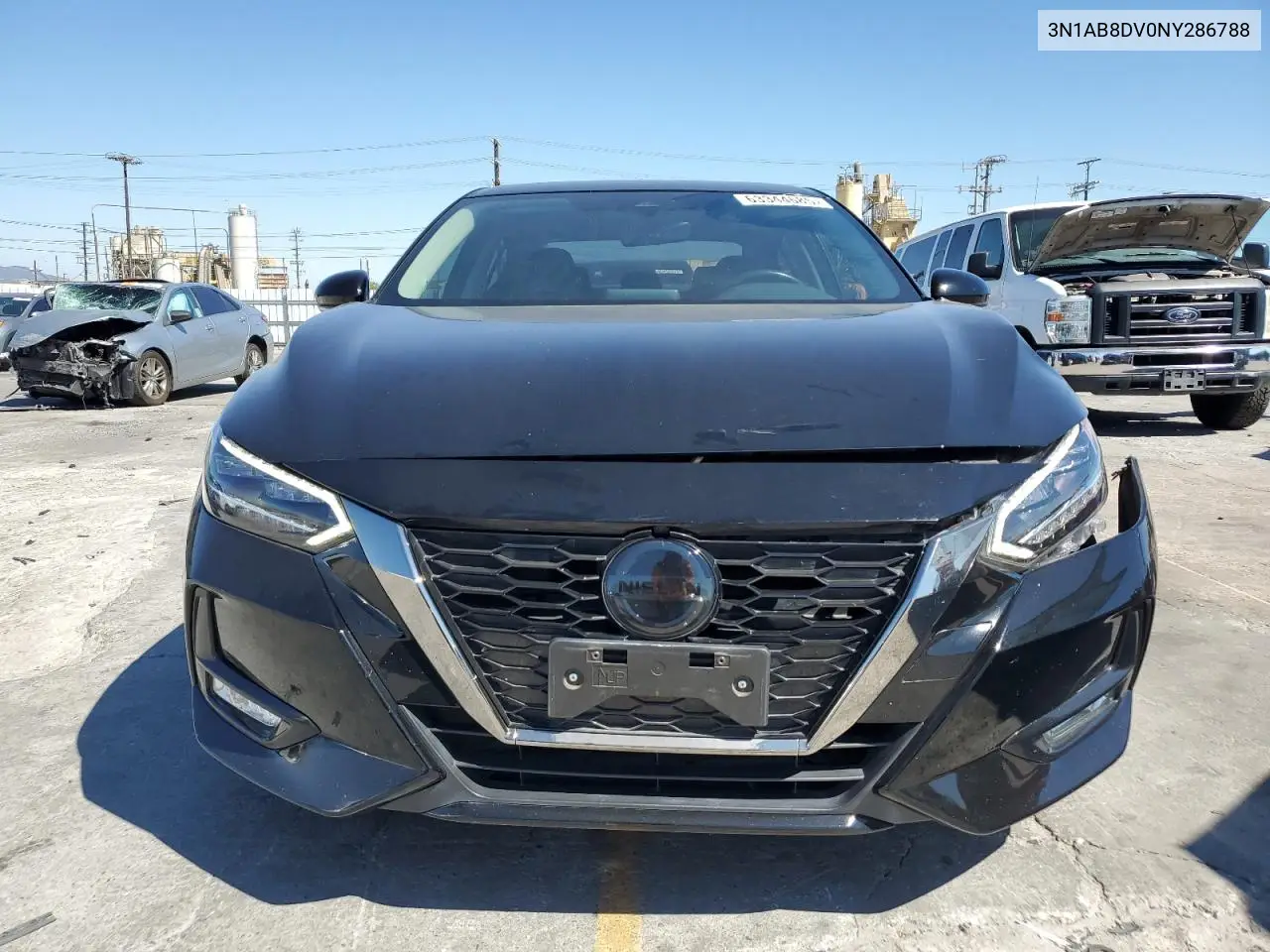 2022 Nissan Sentra Sr VIN: 3N1AB8DV0NY286788 Lot: 63344685