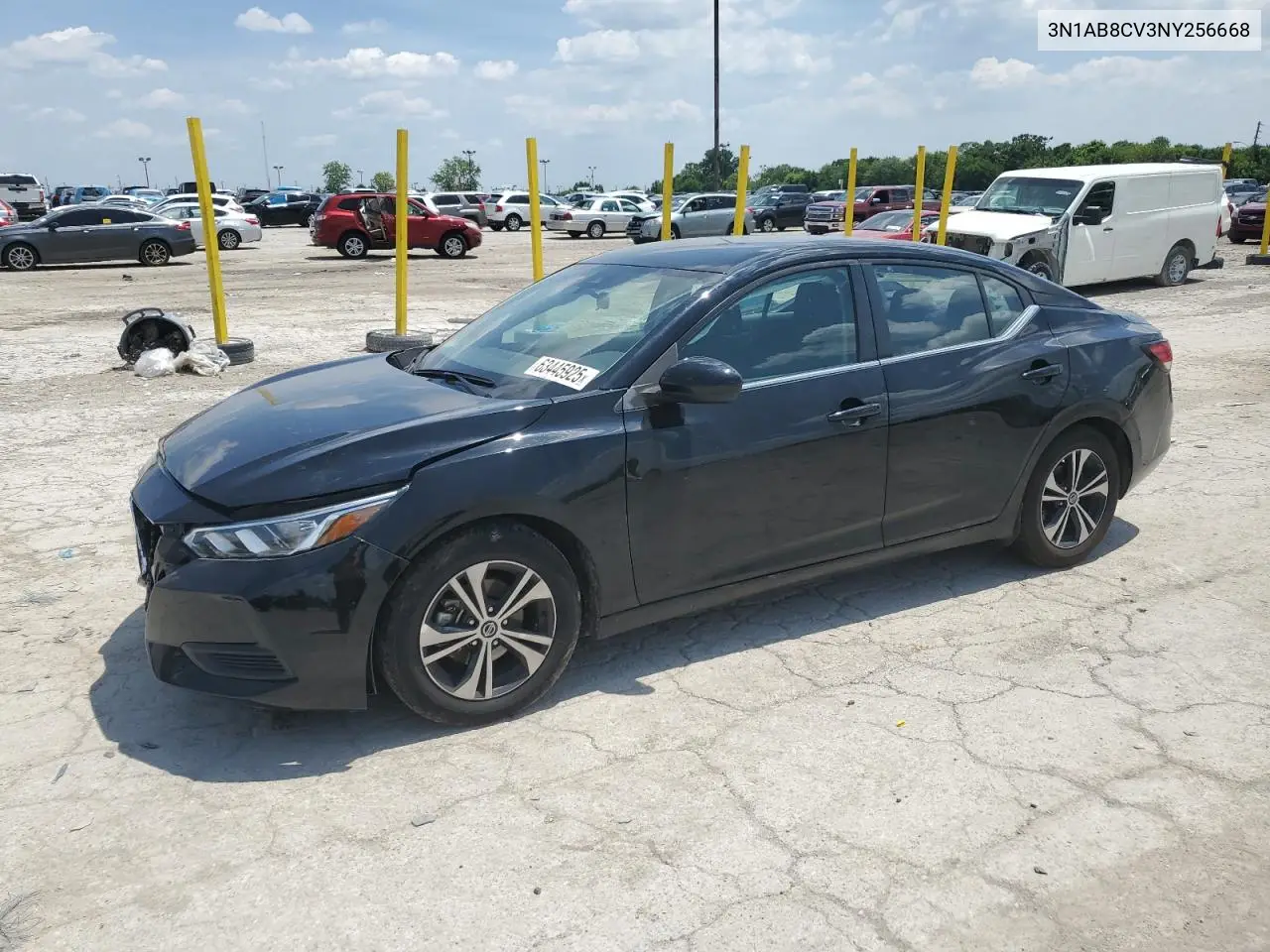 2022 Nissan Sentra Sv VIN: 3N1AB8CV3NY256668 Lot: 63445925