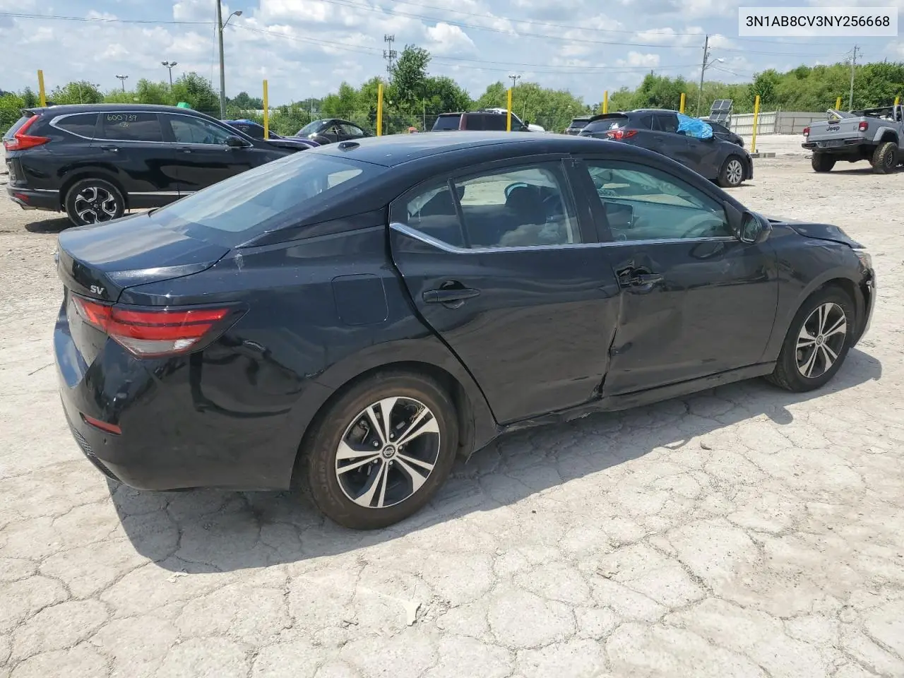 2022 Nissan Sentra Sv VIN: 3N1AB8CV3NY256668 Lot: 63445925