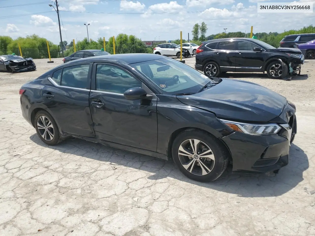 2022 Nissan Sentra Sv VIN: 3N1AB8CV3NY256668 Lot: 63445925