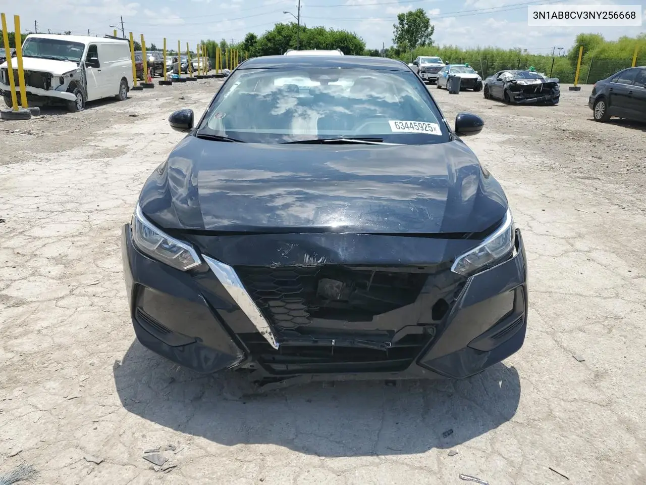 2022 Nissan Sentra Sv VIN: 3N1AB8CV3NY256668 Lot: 63445925