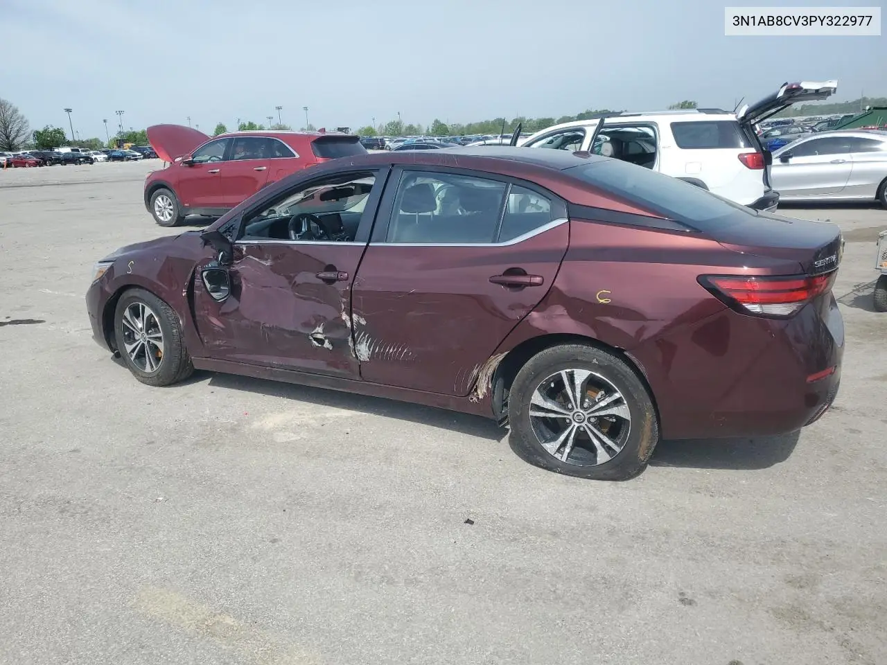 2023 Nissan Sentra Sv VIN: 3N1AB8CV3PY322977 Lot: 54383925