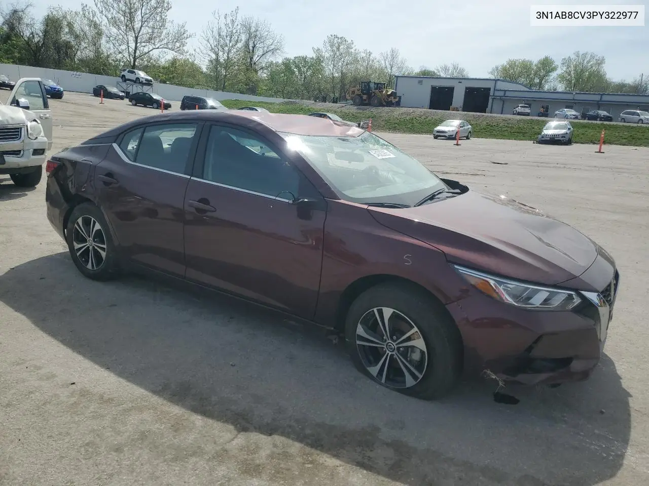 2023 Nissan Sentra Sv VIN: 3N1AB8CV3PY322977 Lot: 54383925