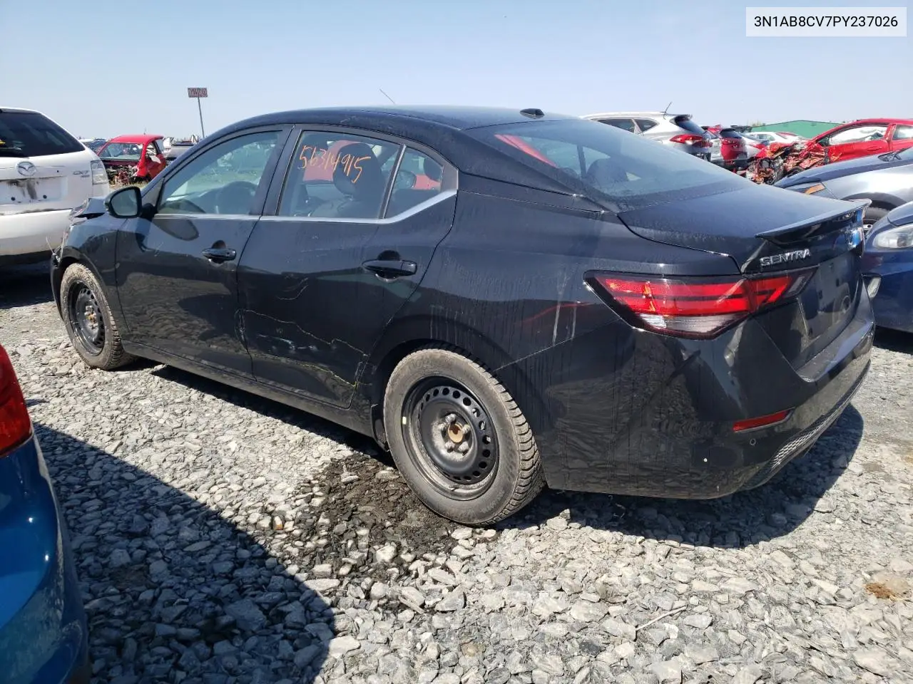 2023 Nissan Sentra Sv VIN: 3N1AB8CV7PY237026 Lot: 56314915