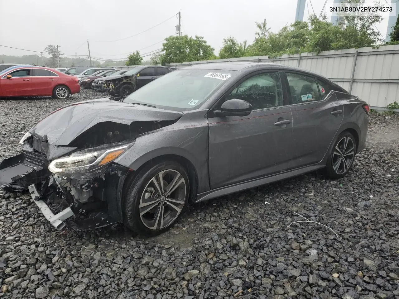 2023 Nissan Sentra Sr VIN: 3N1AB8DV2PY274273 Lot: 56963165