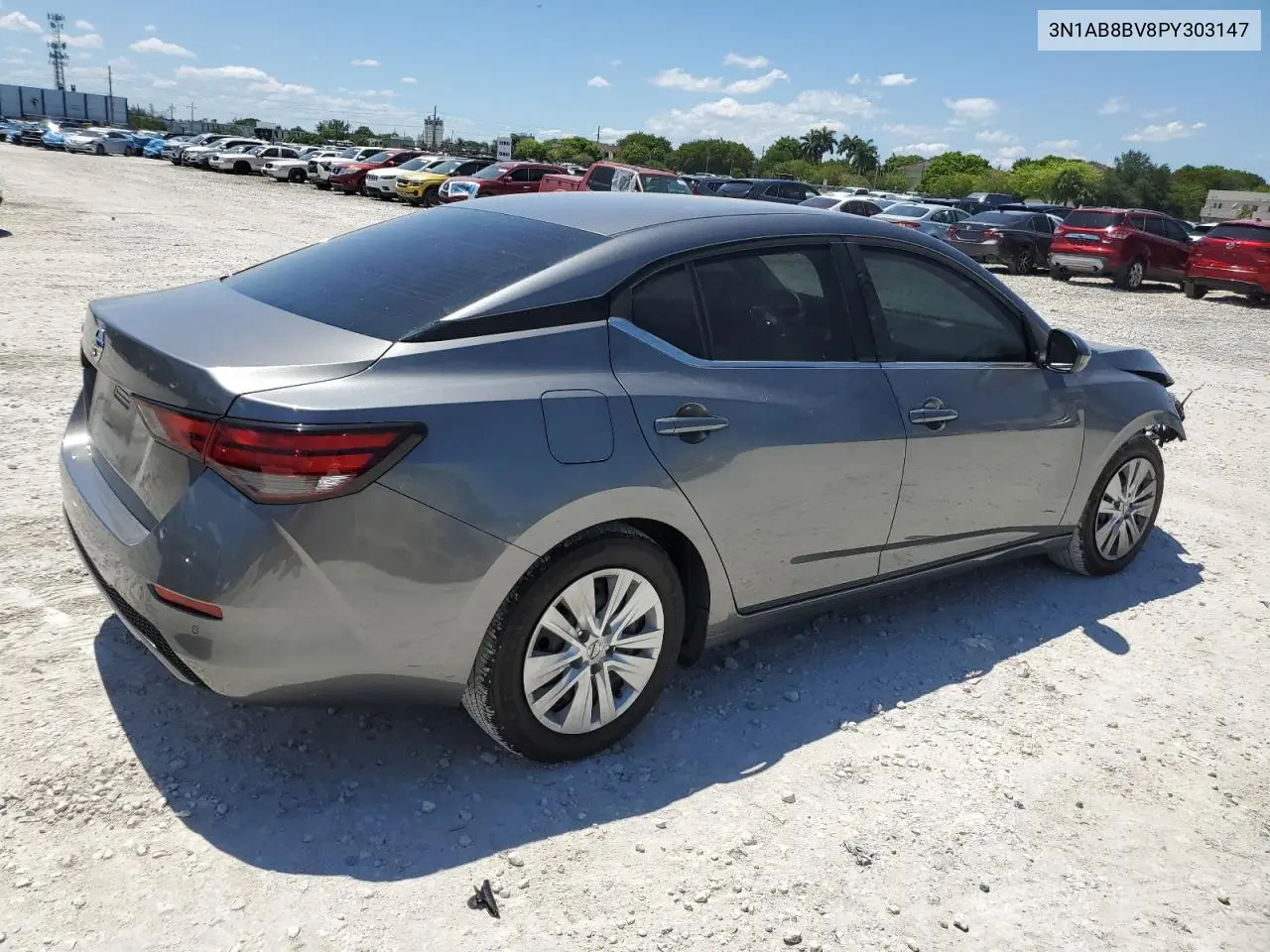 2023 Nissan Sentra S VIN: 3N1AB8BV8PY303147 Lot: 57037215