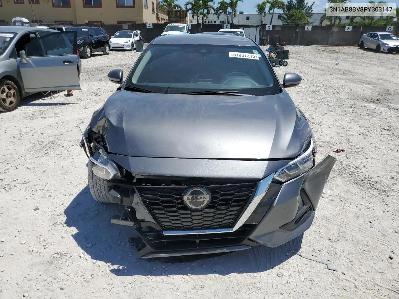 2023 Nissan Sentra S VIN: 3N1AB8BV8PY303147 Lot: 57037215