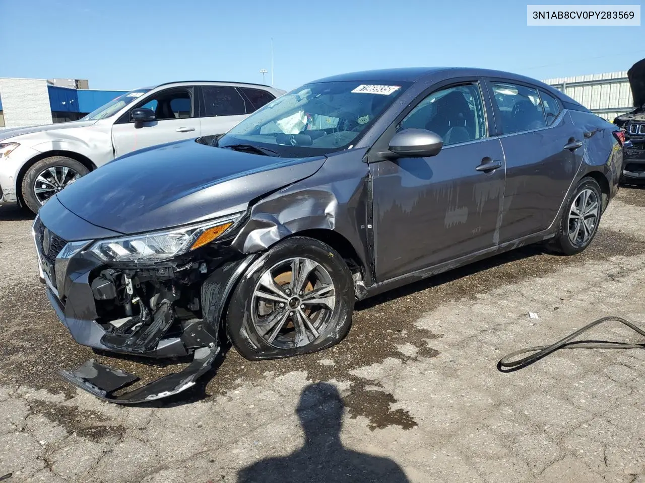 2023 Nissan Sentra Sv VIN: 3N1AB8CV0PY283569 Lot: 61969935