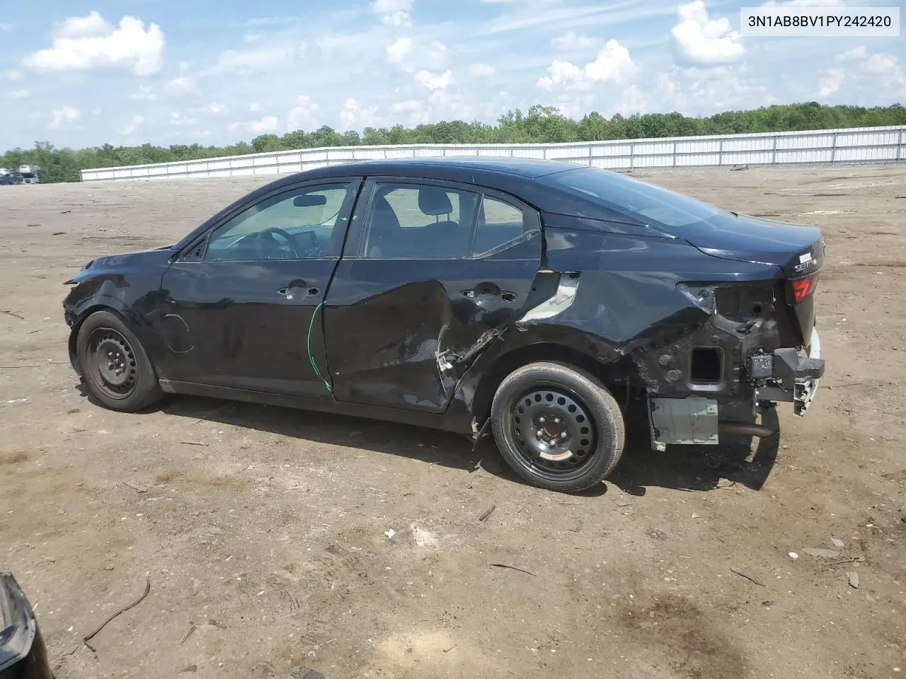 2023 Nissan Sentra S VIN: 3N1AB8BV1PY242420 Lot: 63016805