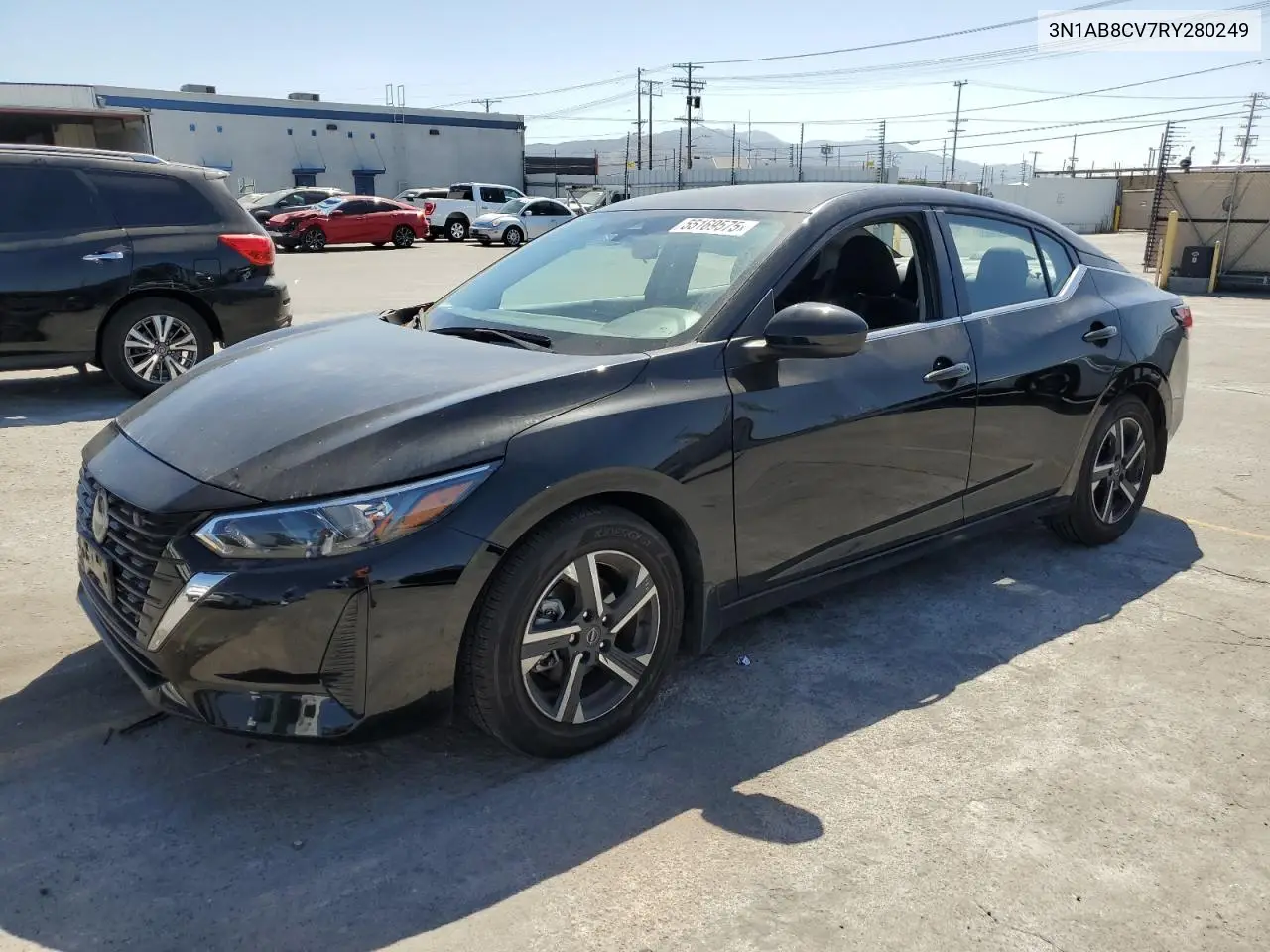 2024 Nissan Sentra Sv VIN: 3N1AB8CV7RY280249 Lot: 55169575