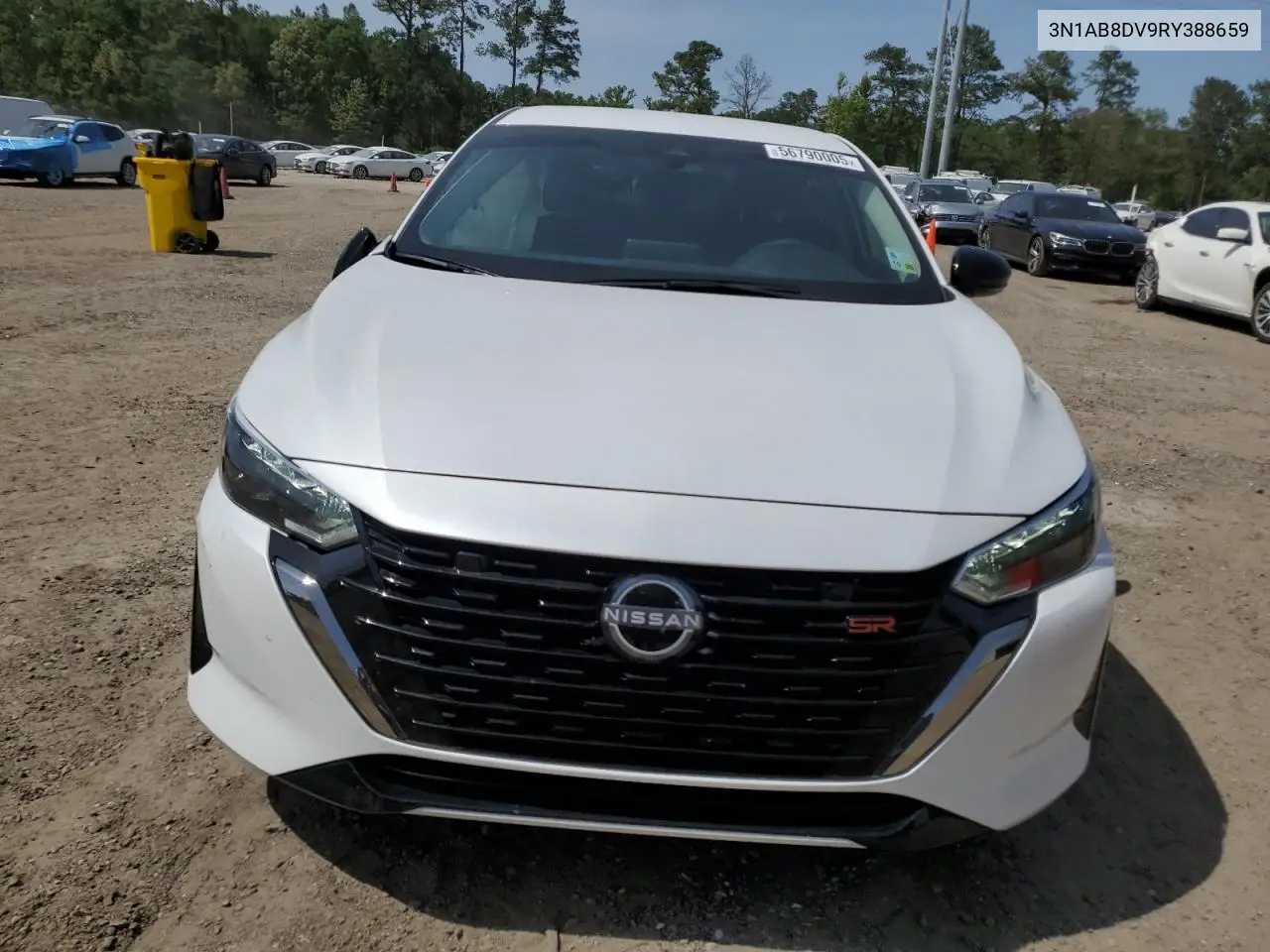 2024 Nissan Sentra Sr VIN: 3N1AB8DV9RY388659 Lot: 56790005
