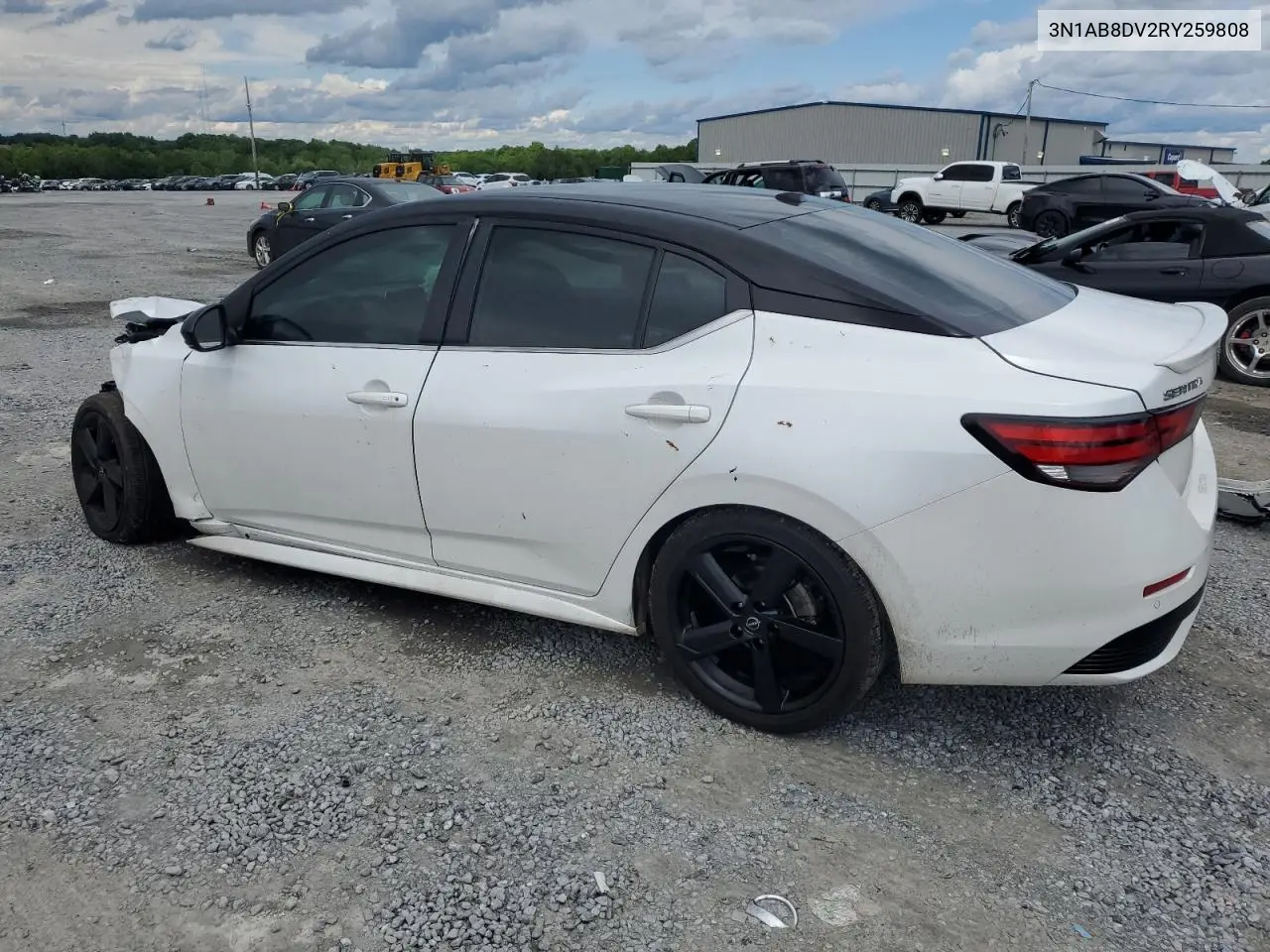2024 Nissan Sentra Sr VIN: 3N1AB8DV2RY259808 Lot: 57072835
