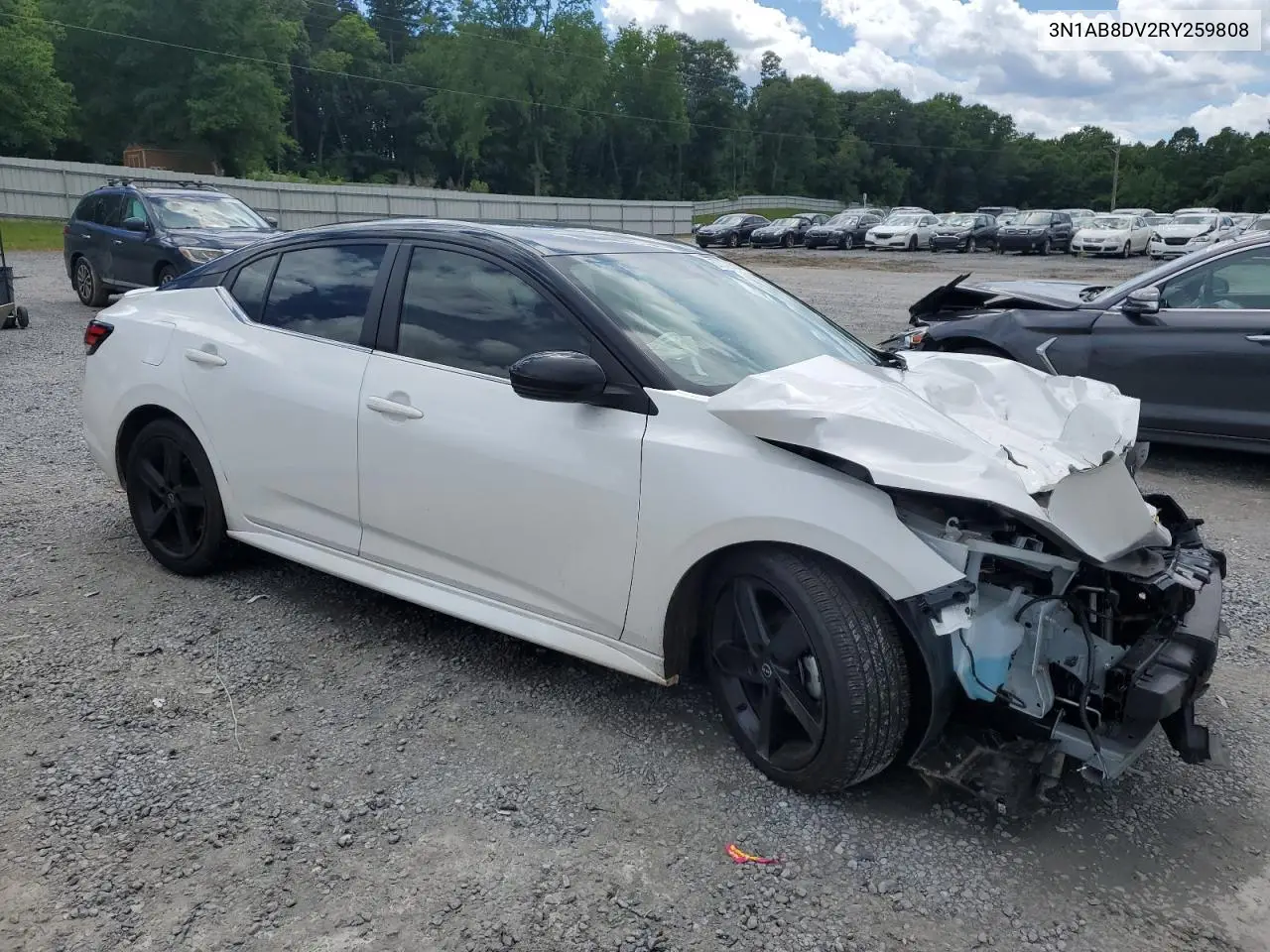 2024 Nissan Sentra Sr VIN: 3N1AB8DV2RY259808 Lot: 57072835