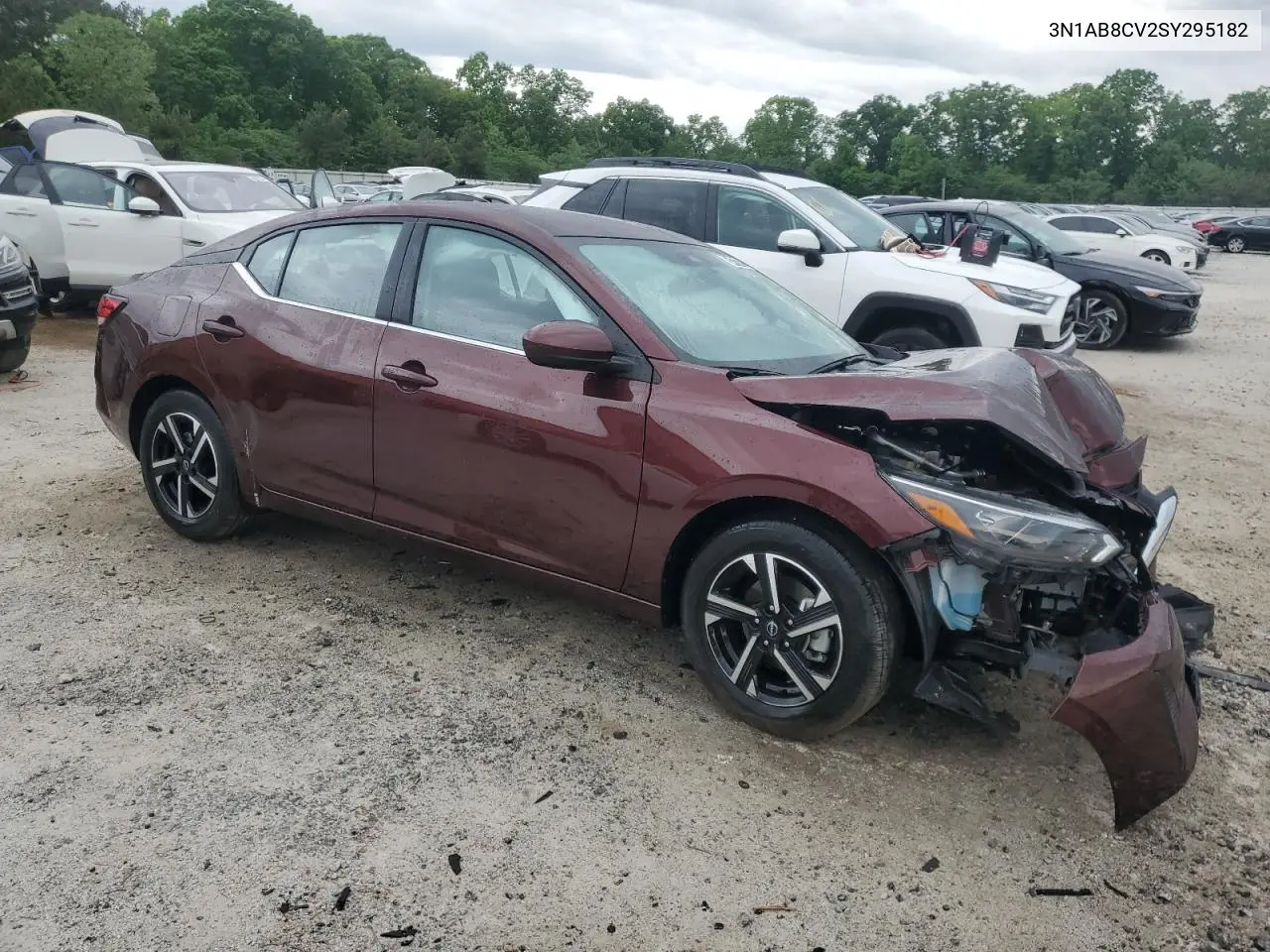 2025 Nissan Sentra Sv VIN: 3N1AB8CV2SY295182 Lot: 54179775