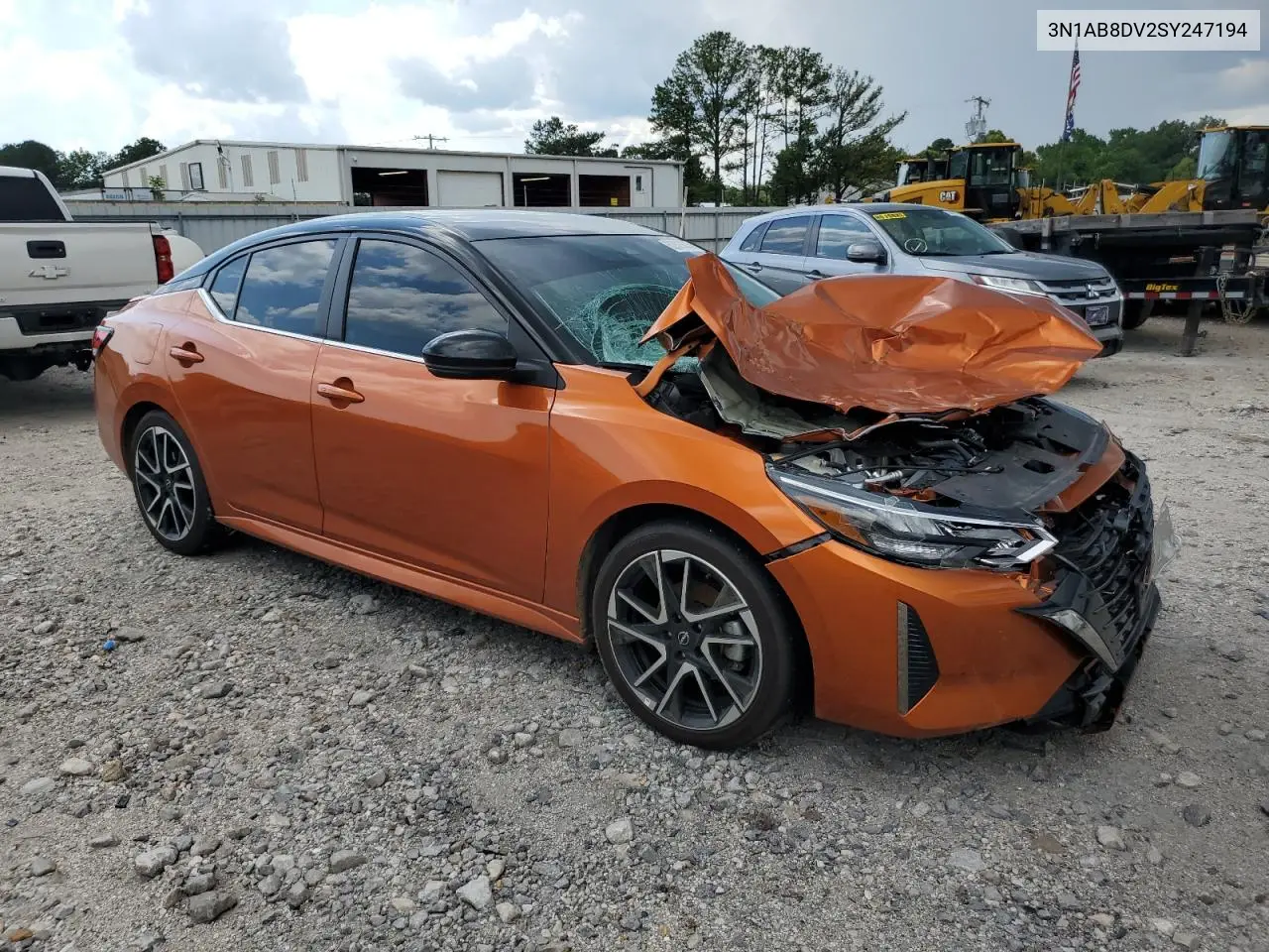 2025 Nissan Sentra Sr VIN: 3N1AB8DV2SY247194 Lot: 62826835