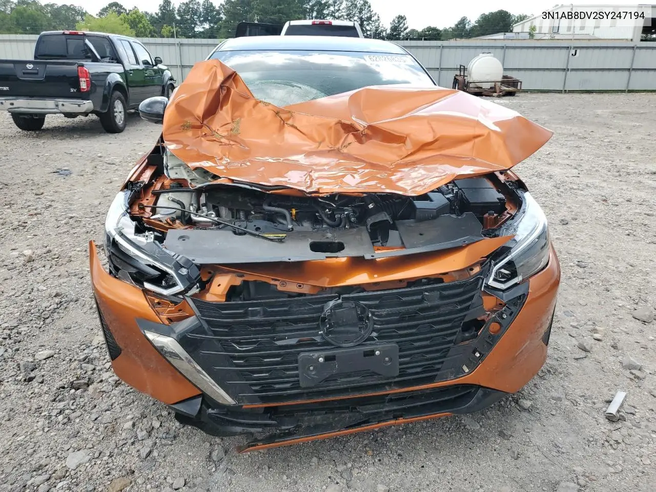 2025 Nissan Sentra Sr VIN: 3N1AB8DV2SY247194 Lot: 62826835