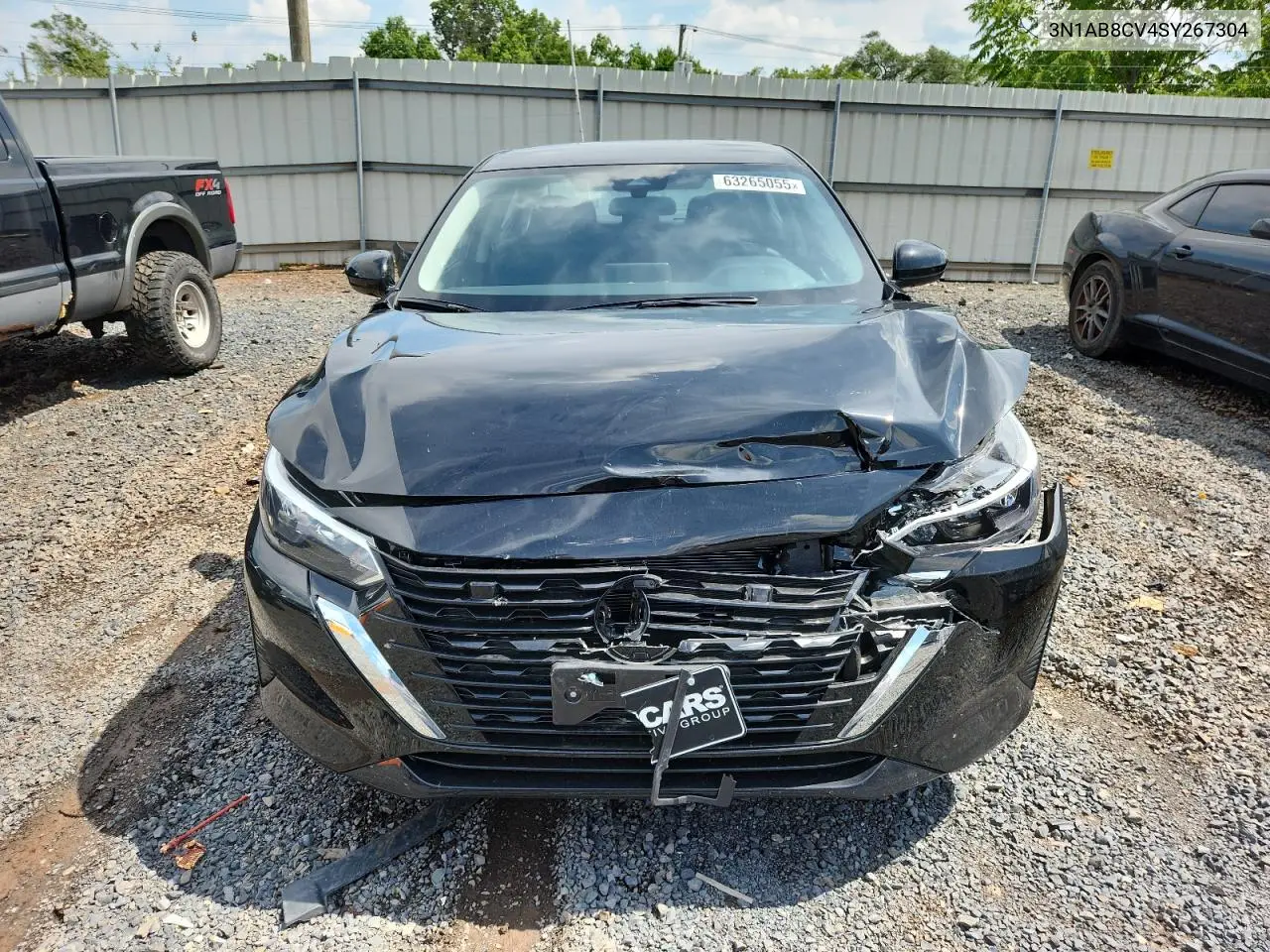 2025 Nissan Sentra Sv VIN: 3N1AB8CV4SY267304 Lot: 63265055