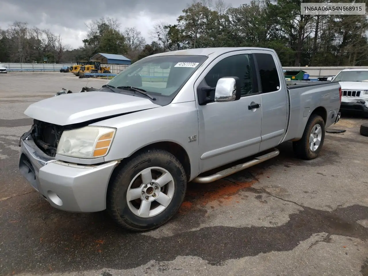 2004 Nissan Titan Xe VIN: 1N6AA06A54N568915 Lot: 47577775