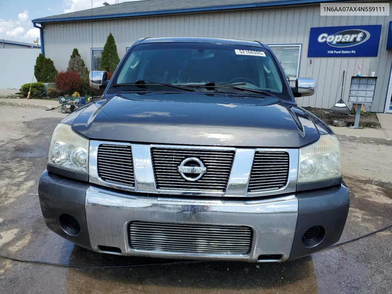 2004 Nissan Titan Xe VIN: 1N6AA07AX4N559111 Lot: 52168395