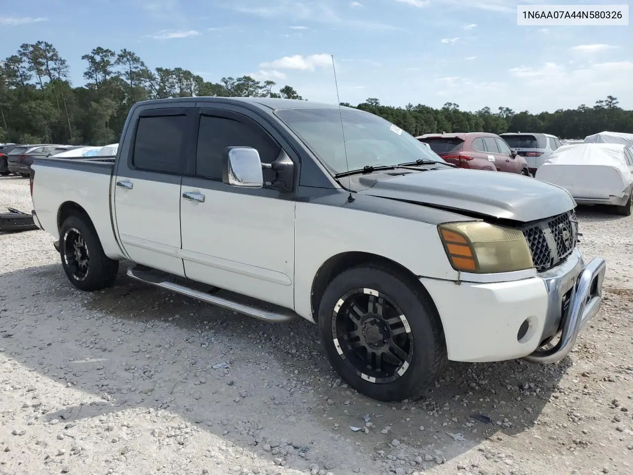 2004 Nissan Titan Xe VIN: 1N6AA07A44N580326 Lot: 53446825