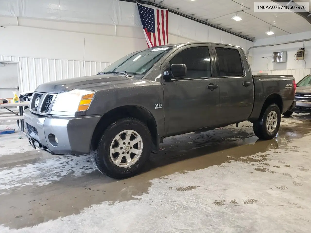 2004 Nissan Titan Xe VIN: 1N6AA07B74N507976 Lot: 56402785