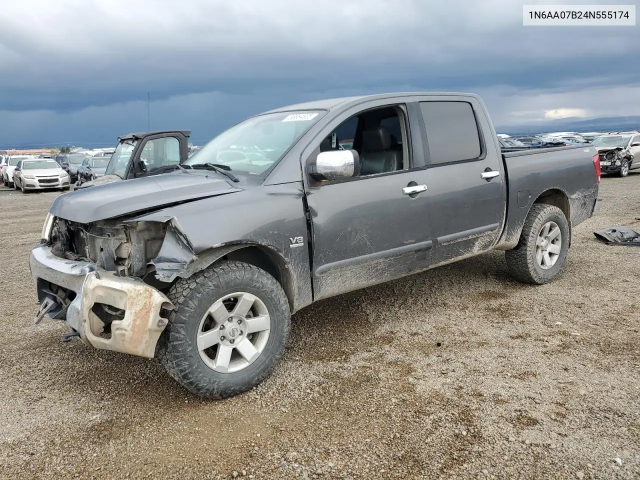 2004 Nissan Titan Xe VIN: 1N6AA07B24N555174 Lot: 56684805