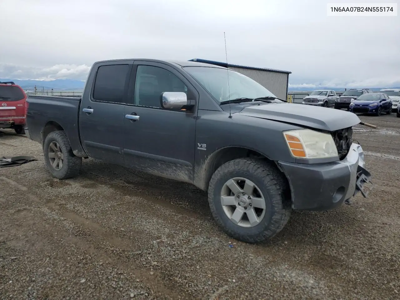2004 Nissan Titan Xe VIN: 1N6AA07B24N555174 Lot: 56684805