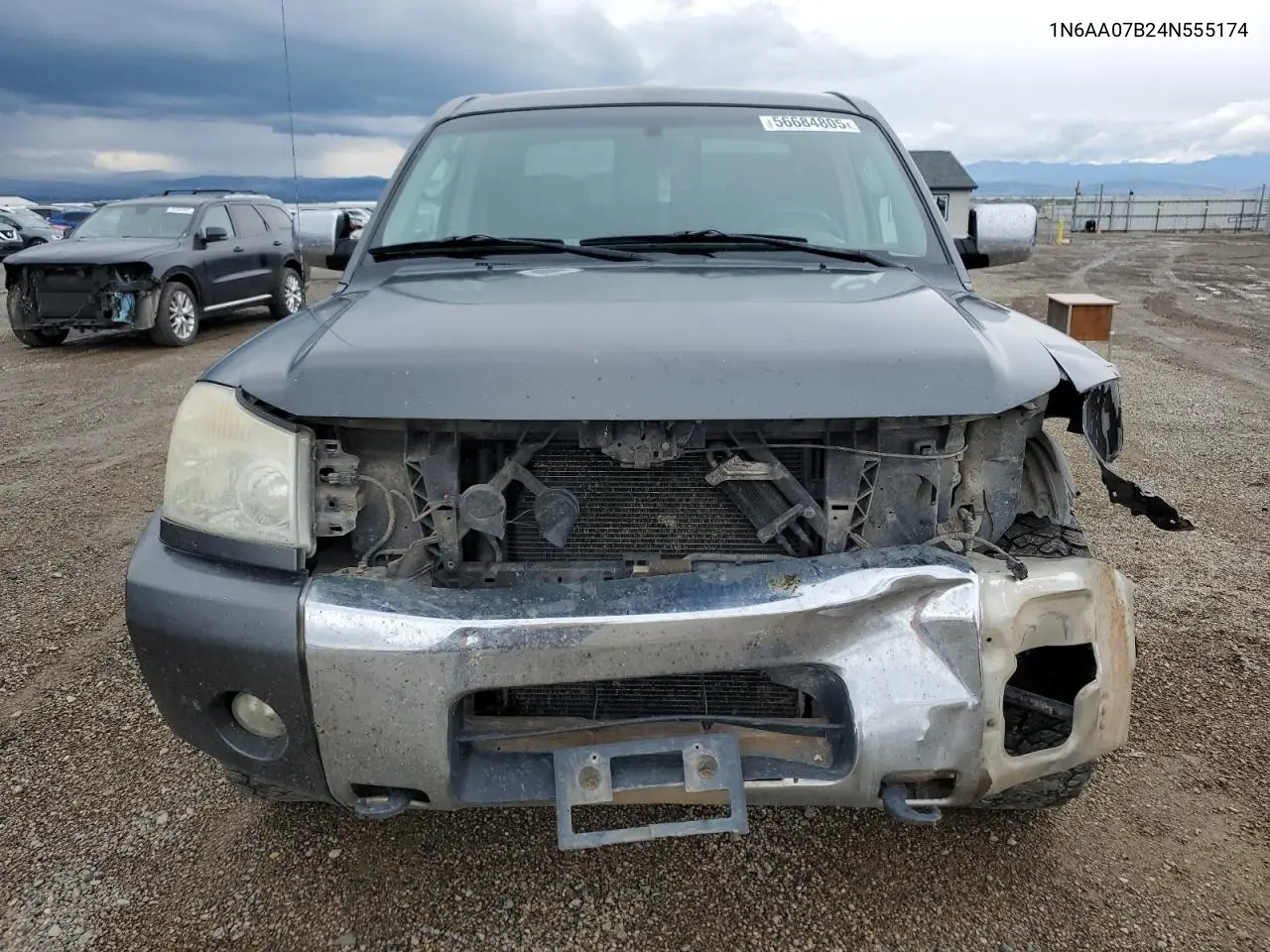 2004 Nissan Titan Xe VIN: 1N6AA07B24N555174 Lot: 56684805