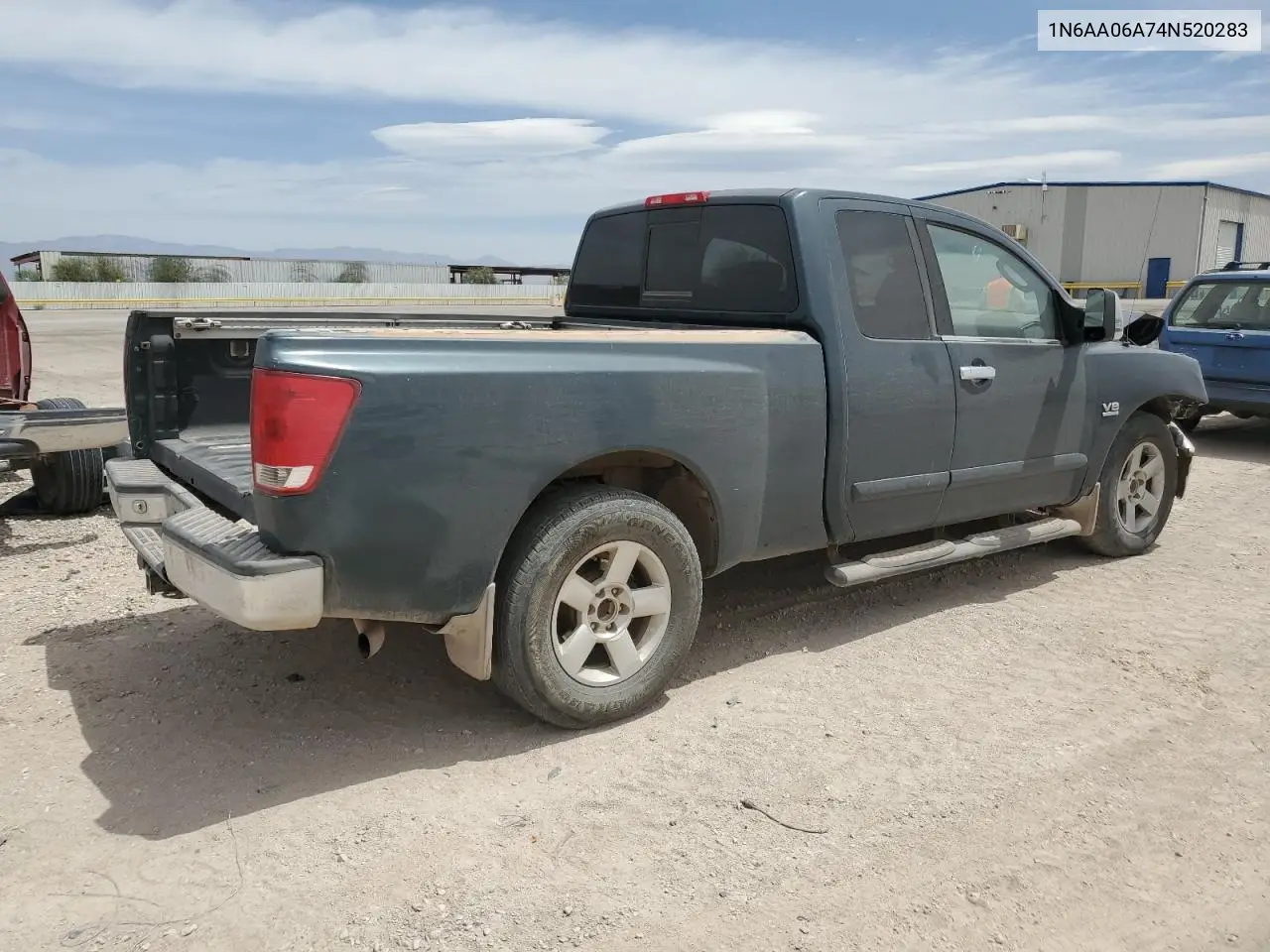 2004 Nissan Titan Xe VIN: 1N6AA06A74N520283 Lot: 56686385