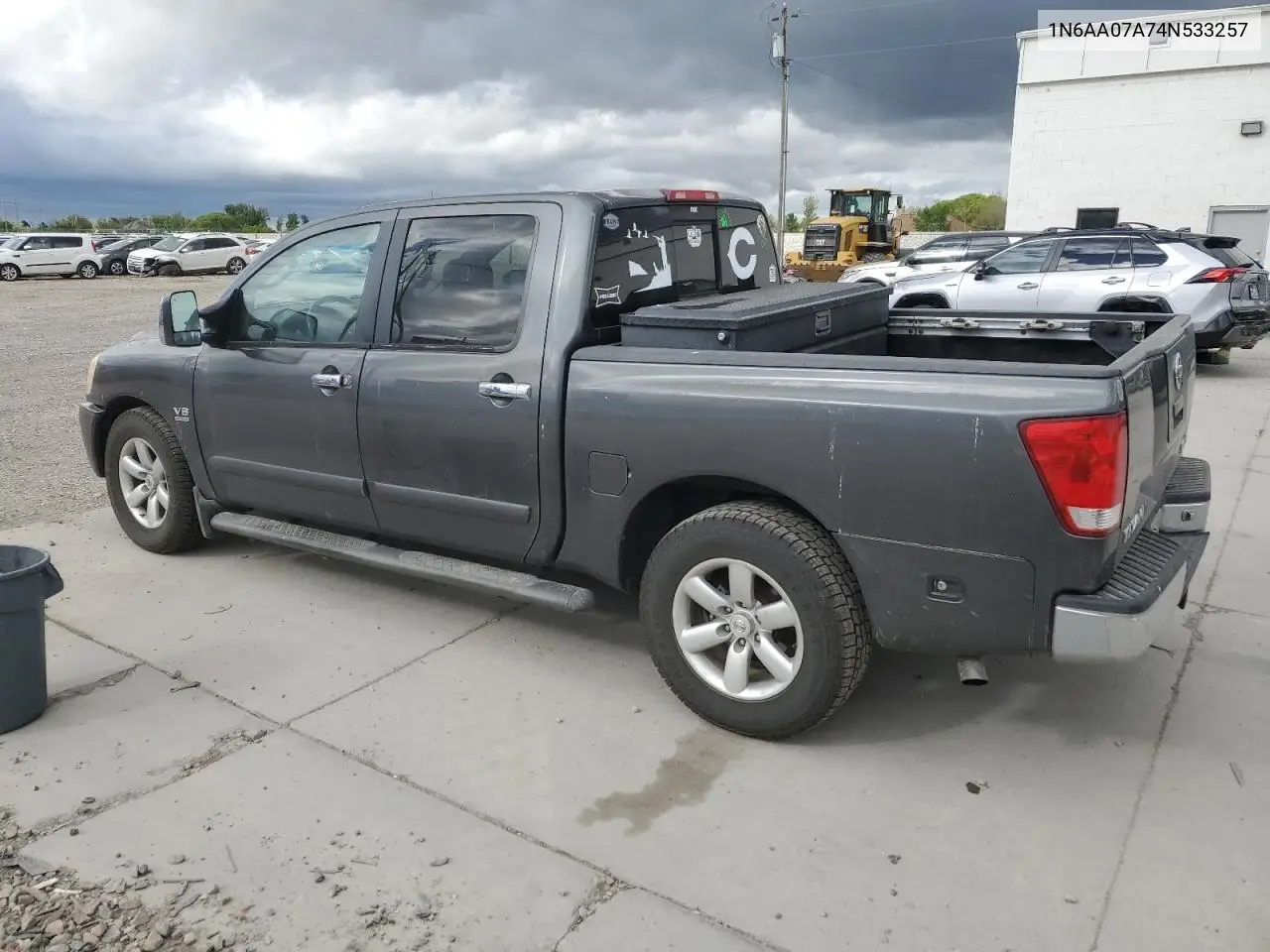 2004 Nissan Titan Xe VIN: 1N6AA07A74N533257 Lot: 57057055