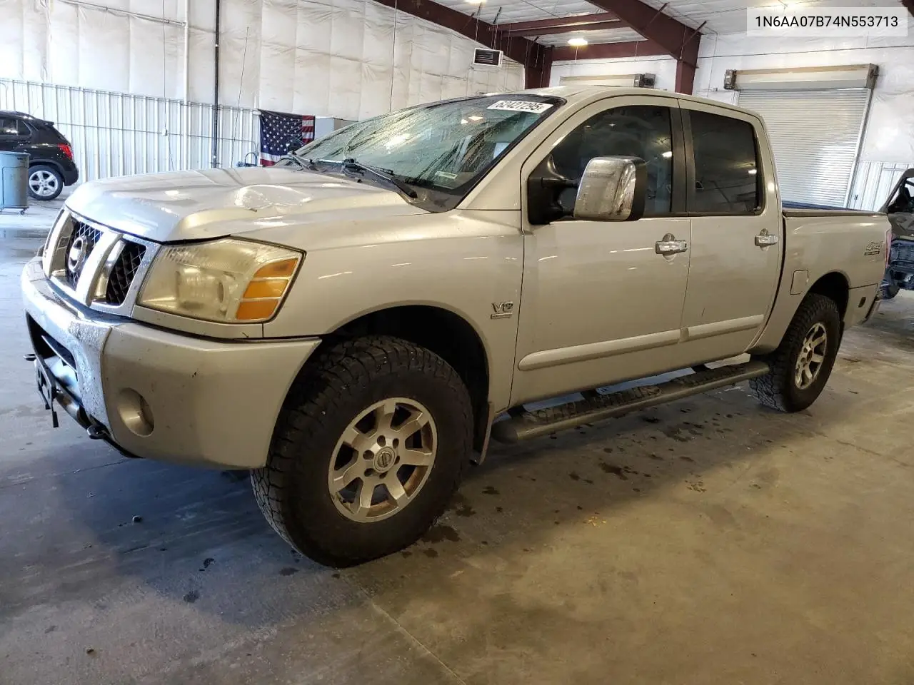 2004 Nissan Titan Xe VIN: 1N6AA07B74N553713 Lot: 62427295