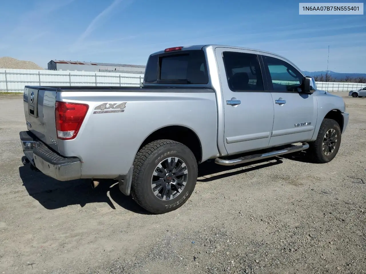 2005 Nissan Titan Xe VIN: 1N6AA07B75N555401 Lot: 46477665
