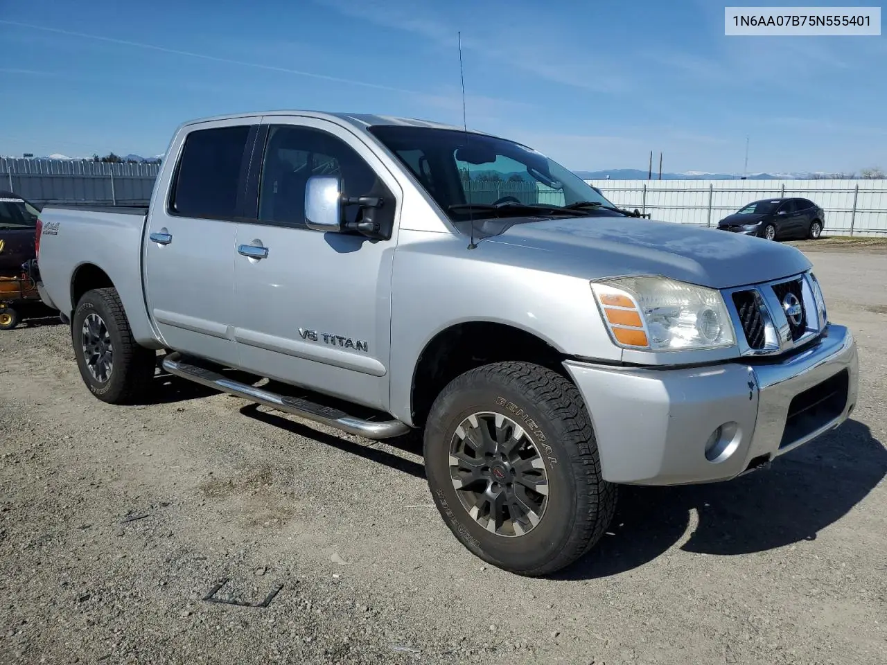 2005 Nissan Titan Xe VIN: 1N6AA07B75N555401 Lot: 46477665