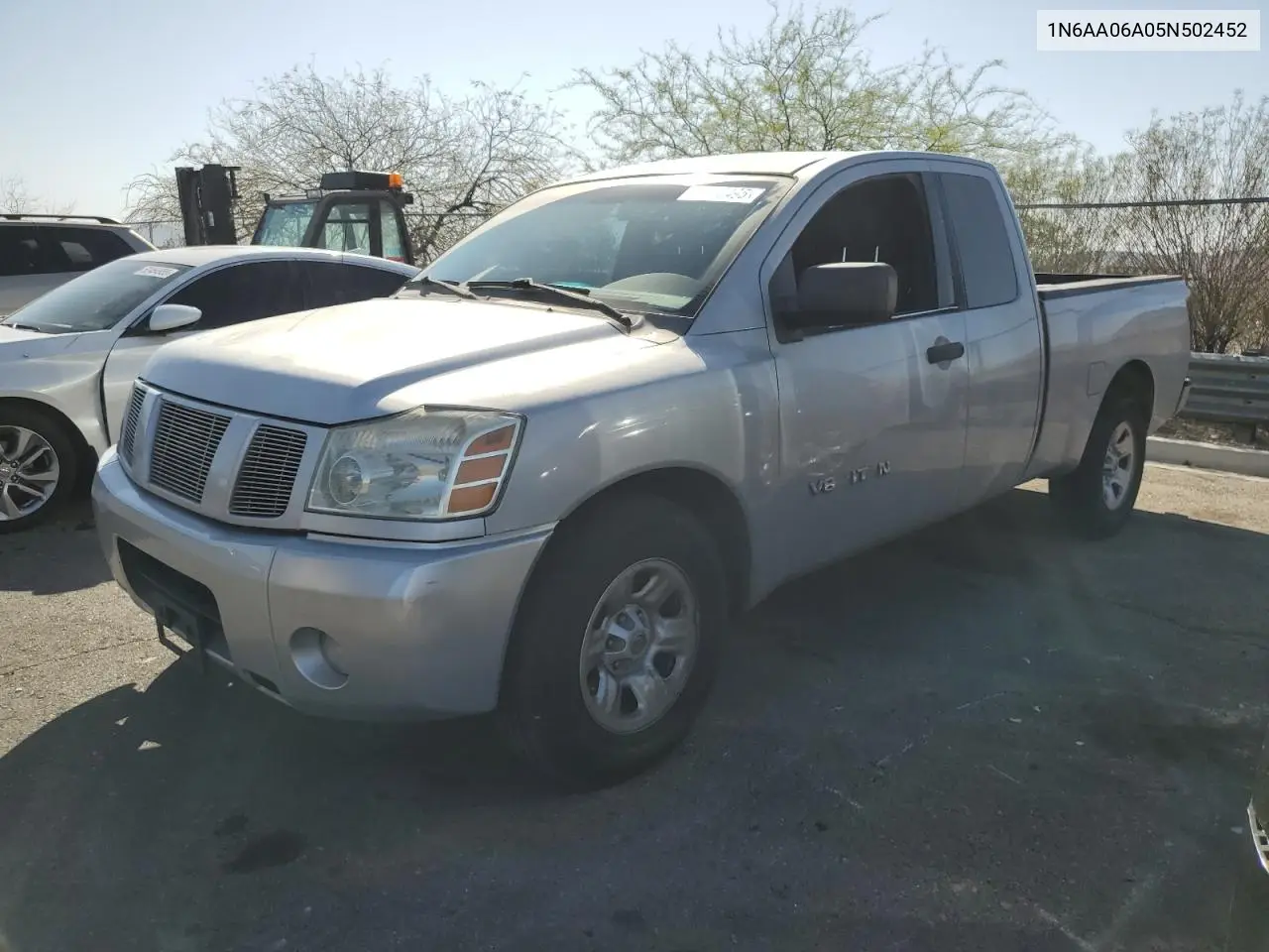 2005 Nissan Titan Xe VIN: 1N6AA06A05N502452 Lot: 52262495